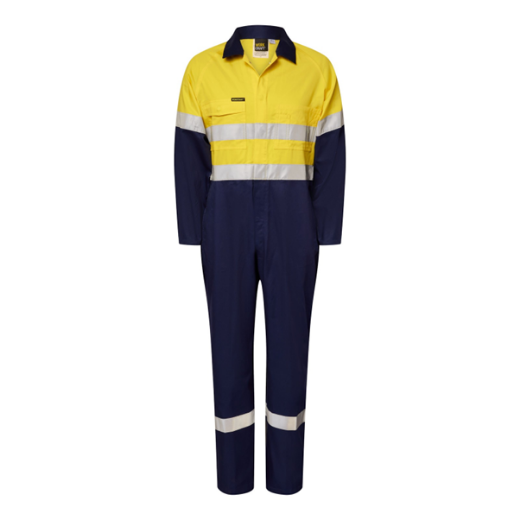 Picture of LIGHT WEIGHT HI VIS COTTON DRILL REFLECTIVE COVERALL
